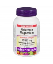 Webbers Naturals Melatonin Magnesium Maximum Strength Tablets