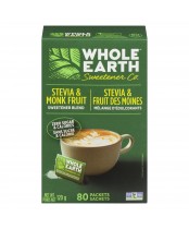 Whole Earth Stevia Leaf & Monk Fruit Packets